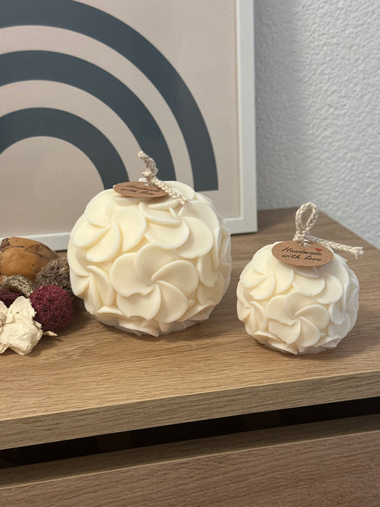 Bougie spirale fleur parfum aux choix