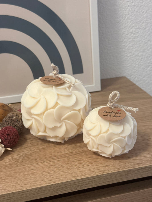 Bougie spirale fleur parfum aux choix