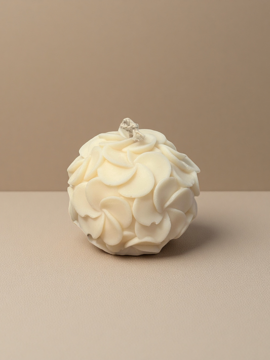 Bougie spirale fleur parfum aux choix