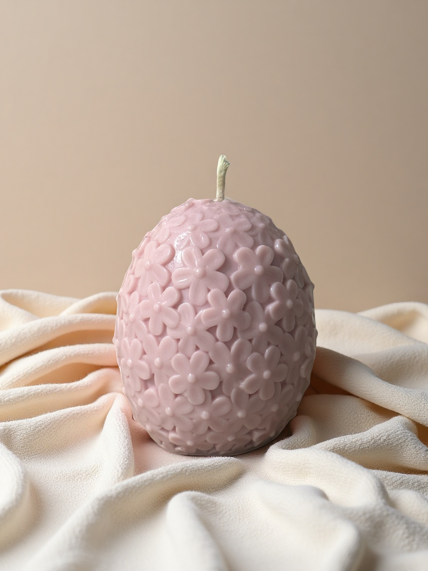 Bougie Œuf Fleuri